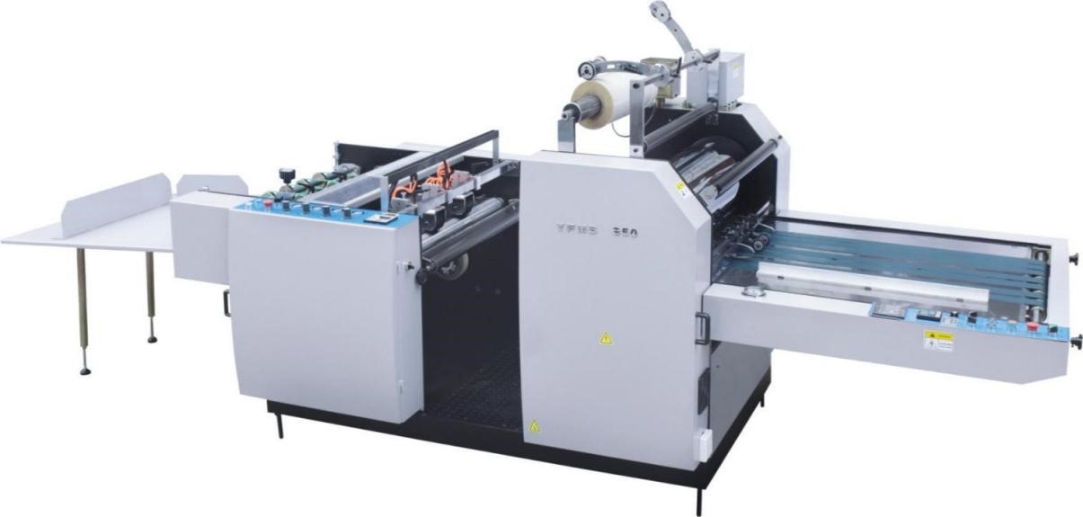 mesin laminating semi otomatis tumpah